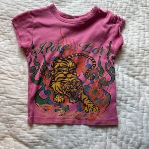 Urban outfitters Pink Graphic Crop Top